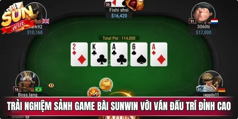Trải nghiệm sảnh game bài Sunwin với những ván đấu trí đỉnh cao